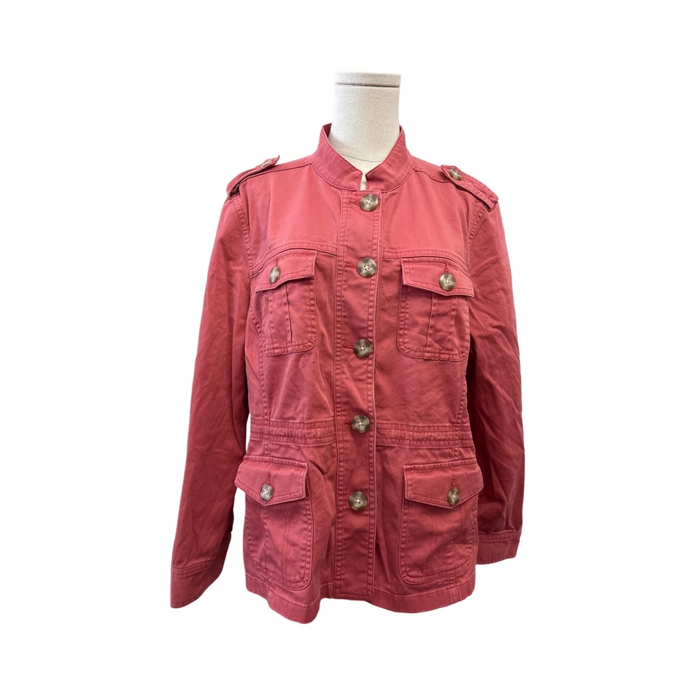 LL Bean Women's Utility Jacket - Coral Pink